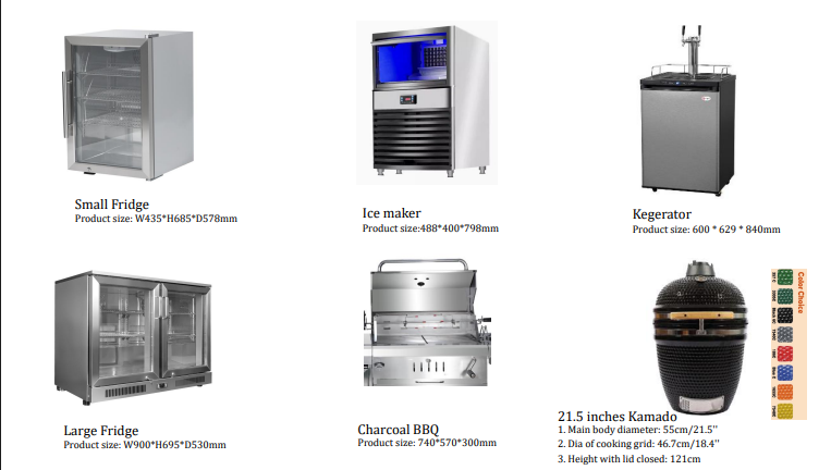 Kitchen appliances catalog page 1