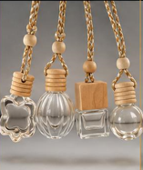 Collection of decorative automotive diffuser bottles