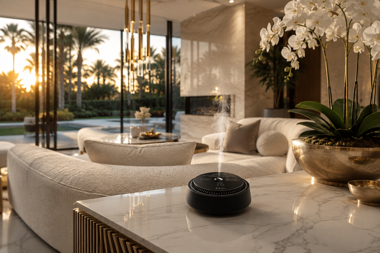MW-01 scent diffuser in a luxury home