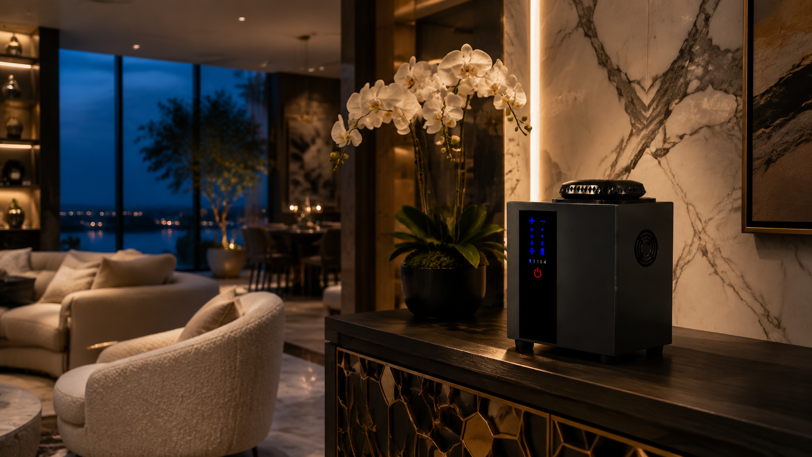 MW Tabletop Diffuser in a luxury living space