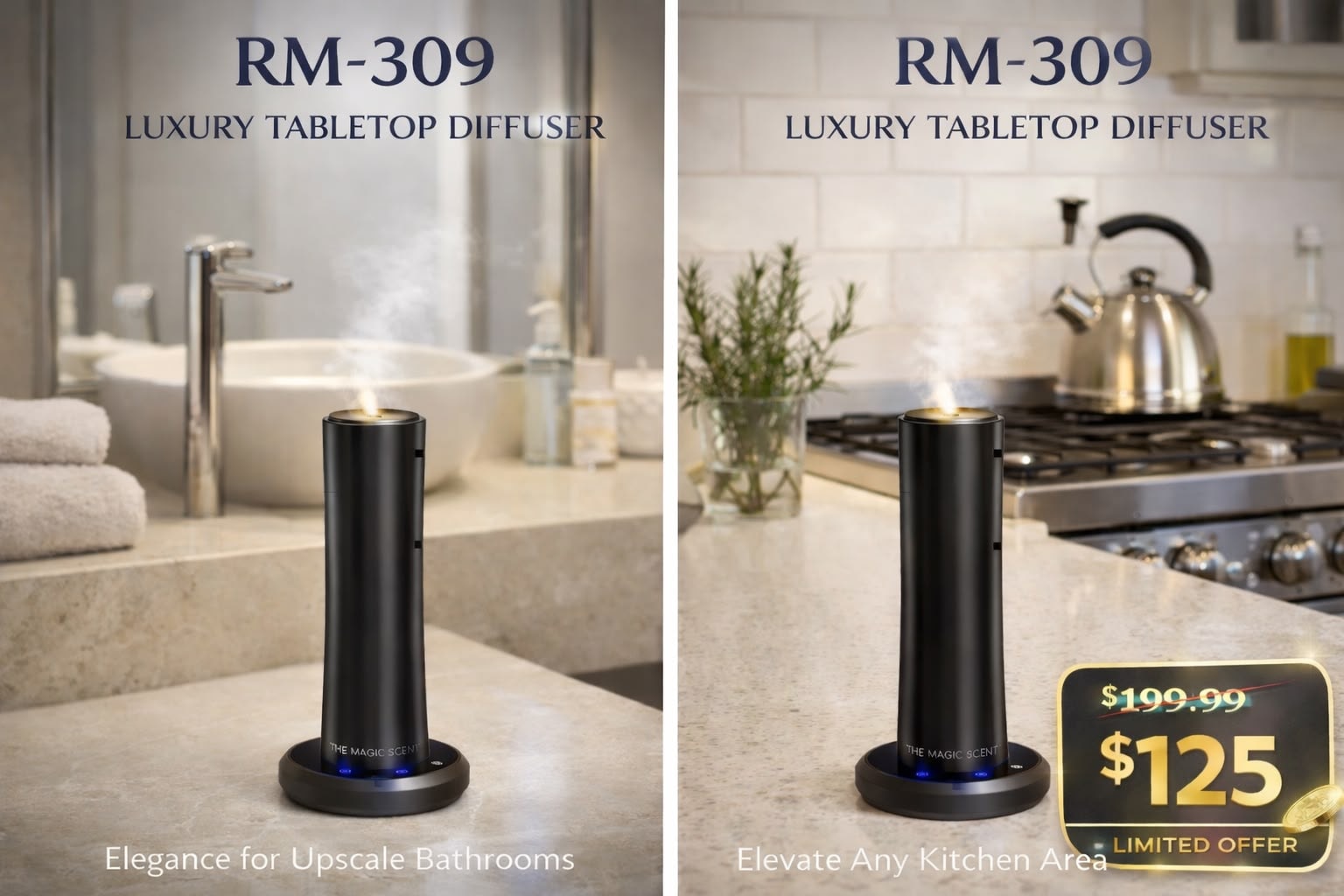 RM-309 Luxury Tabletop Diffuser
