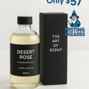 desert rose fragrance oil 500ml | rose & white scent | premium essential oil | only $57